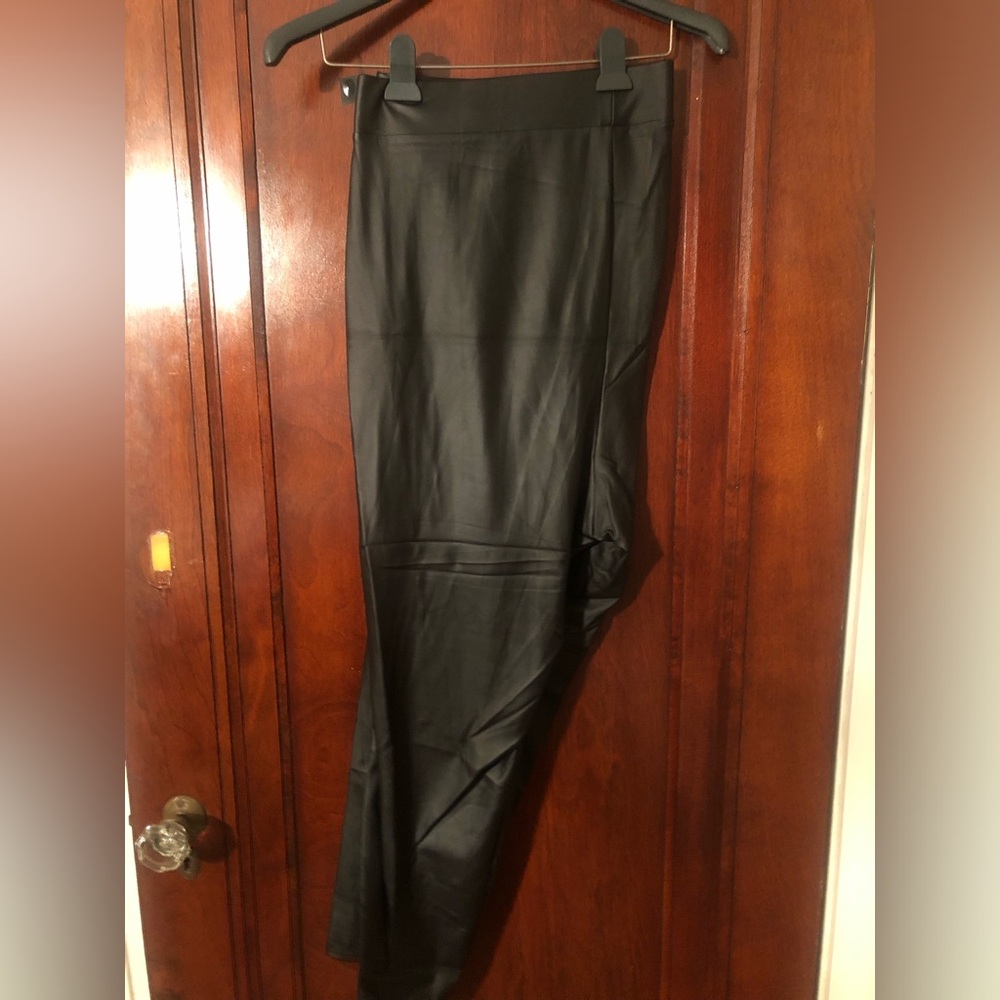 Torrid full length faux leather leggings